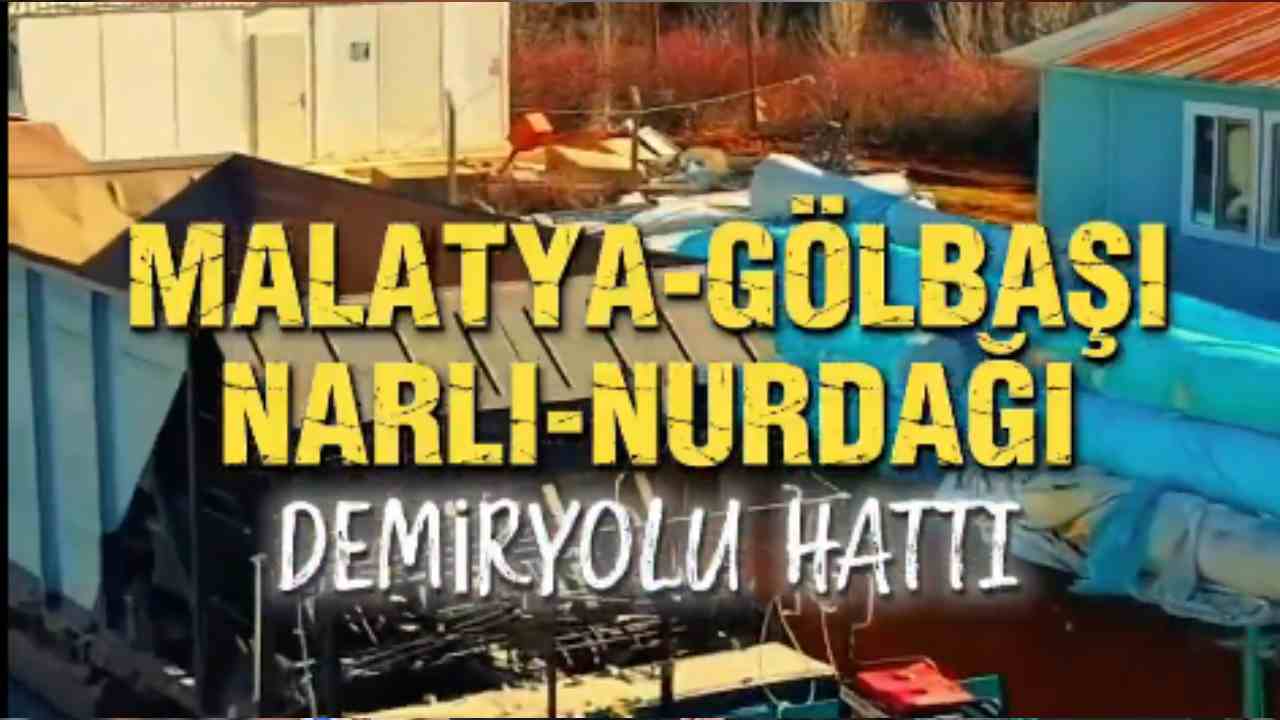 Gaziantep'te Depremde Hasar Gören Demiryolu Hattı Yeniden Açılıyor