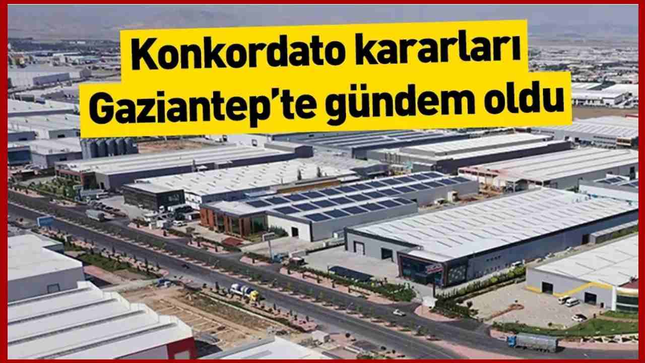 Gaziantep’te konkordato dalgası: 2 Gıda Devi Daha İflasın Eşiğinde