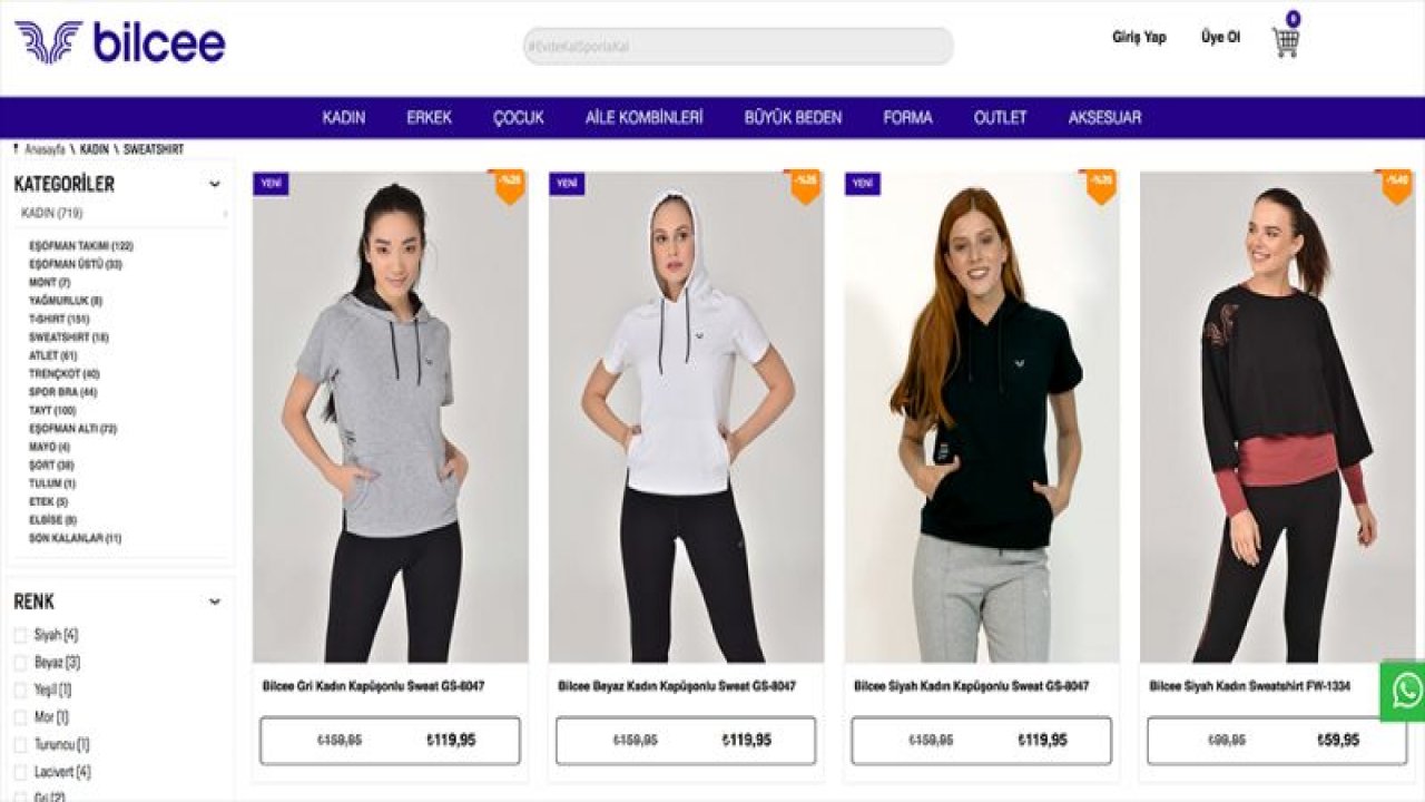 Kadın Sweatshirt Şıklığı