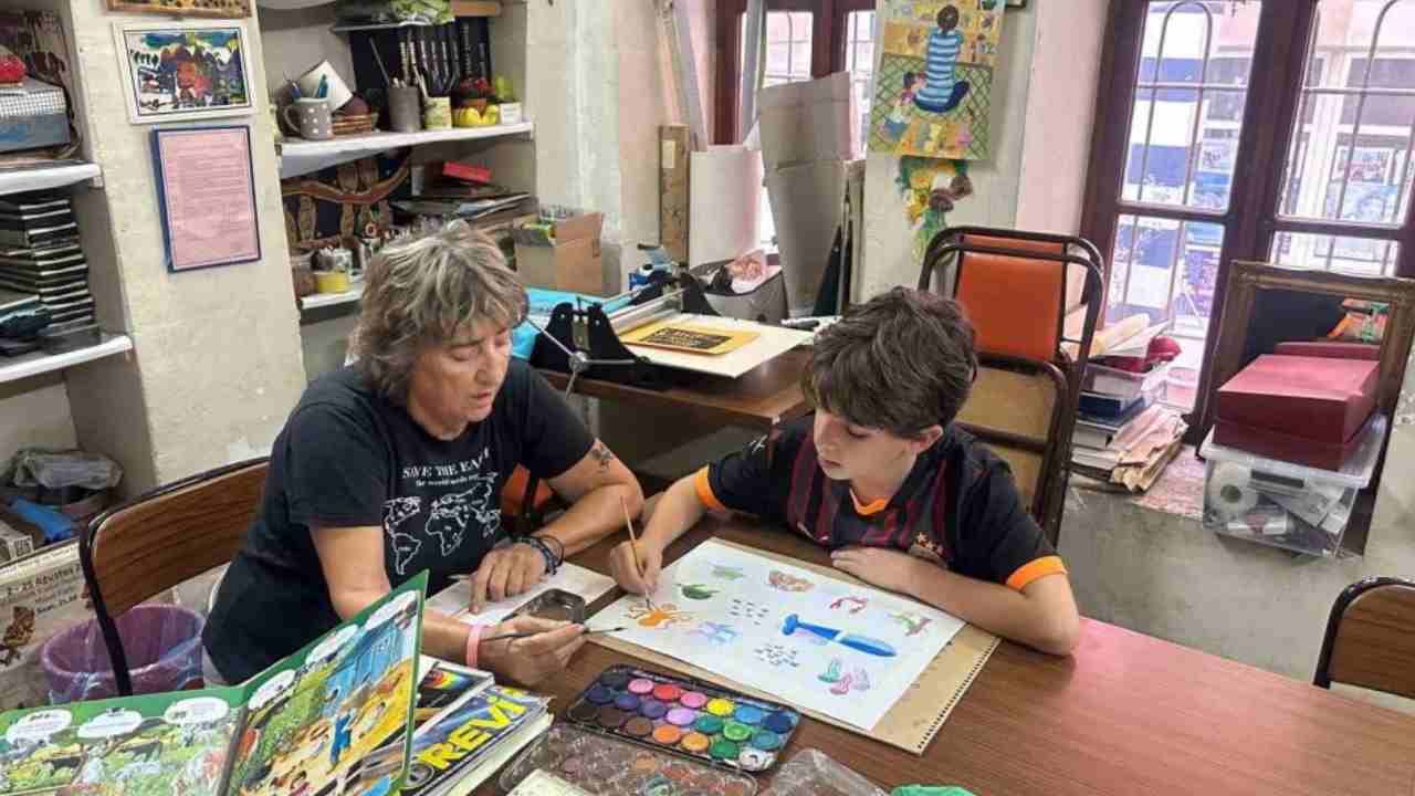 SANKO Sanat galerisinde anneanne-torun sergisi