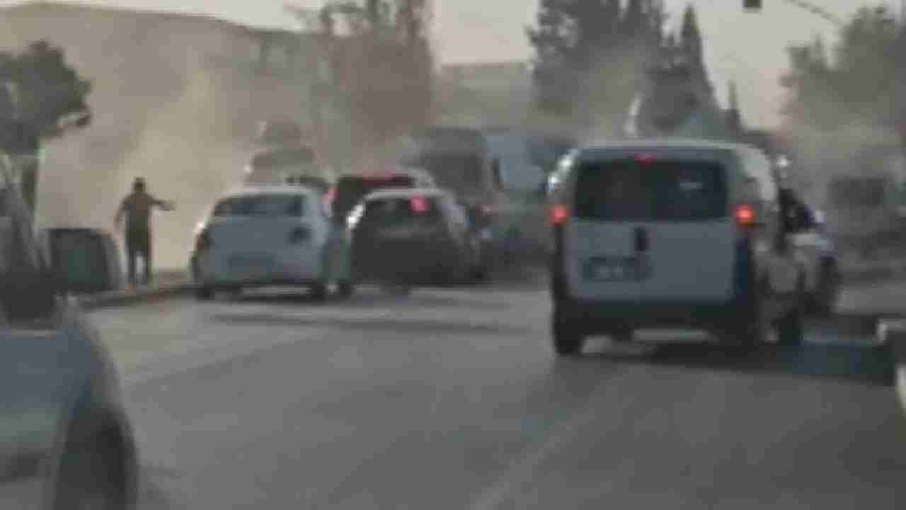 Gaziantep’te facianın eşiğinden dönüldü: Çekici, önündeki 6 aracı biçti