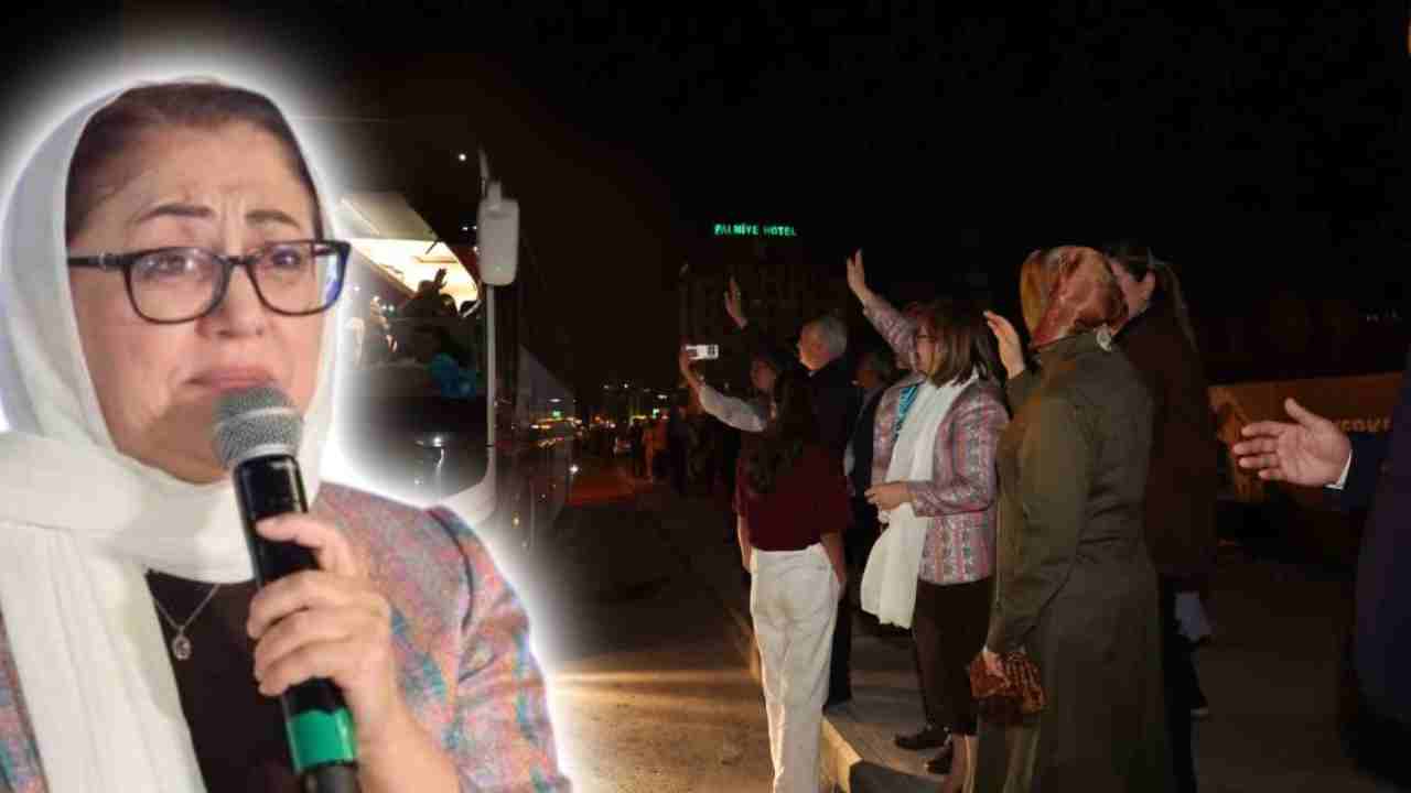 Fatma Şahin'i Ağlatan Uğurlama