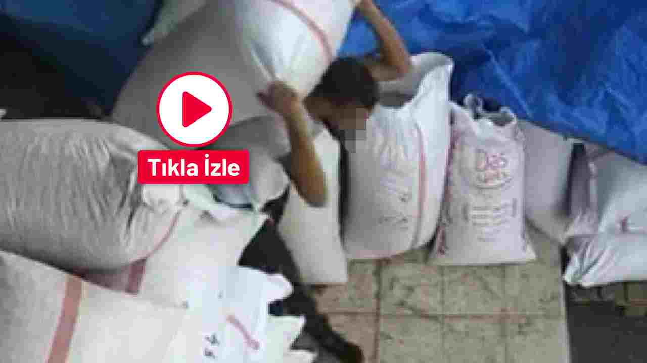 Gaziantep’te 450 bin TL’lik Antep fıstığı hırsızlığı kamerada