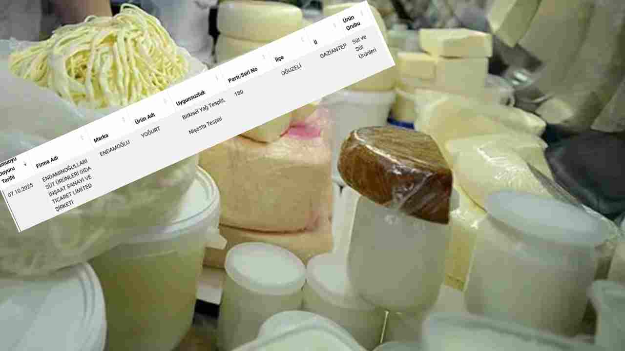 Gaziantep ŞOKTA! Ünlü Süt Firmasının Yoğurdunda Skandal
