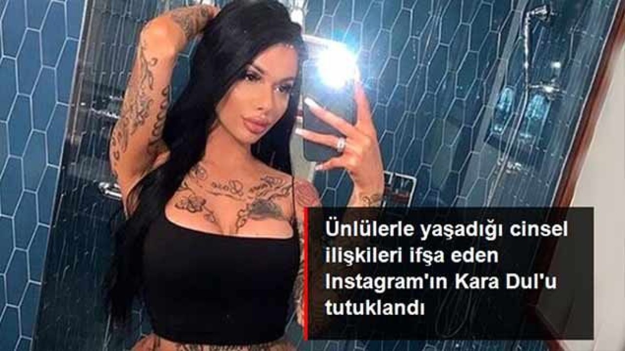 Ünlülerle cinsel ilişkiye girdiğini iddia eden Instagram'ın 'Kara Dul'u tutuklandı...Instagram modeli Celina Powell, polis tarafından direksiyon başında yakalanır yakalanmaz cezaevine gönderildi.