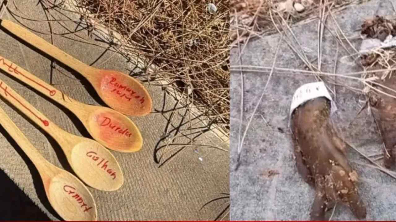 Gaziantep'te Mezarlıkta "Büyü" Şoku