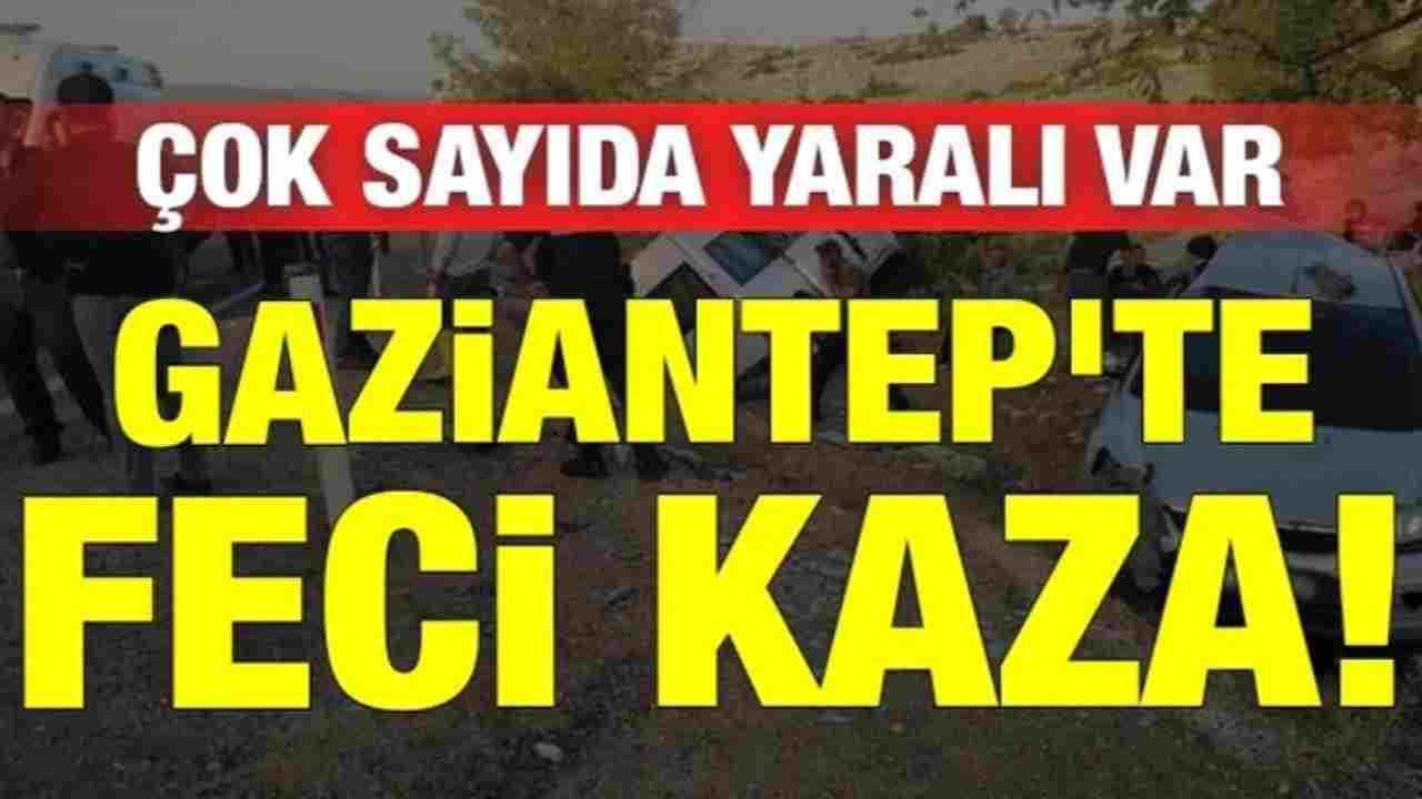 Gaziantep'te Kan Donduran Kaza: E-90 Karayolu Savaş Alanına Döndü! 6 Yaralı Var