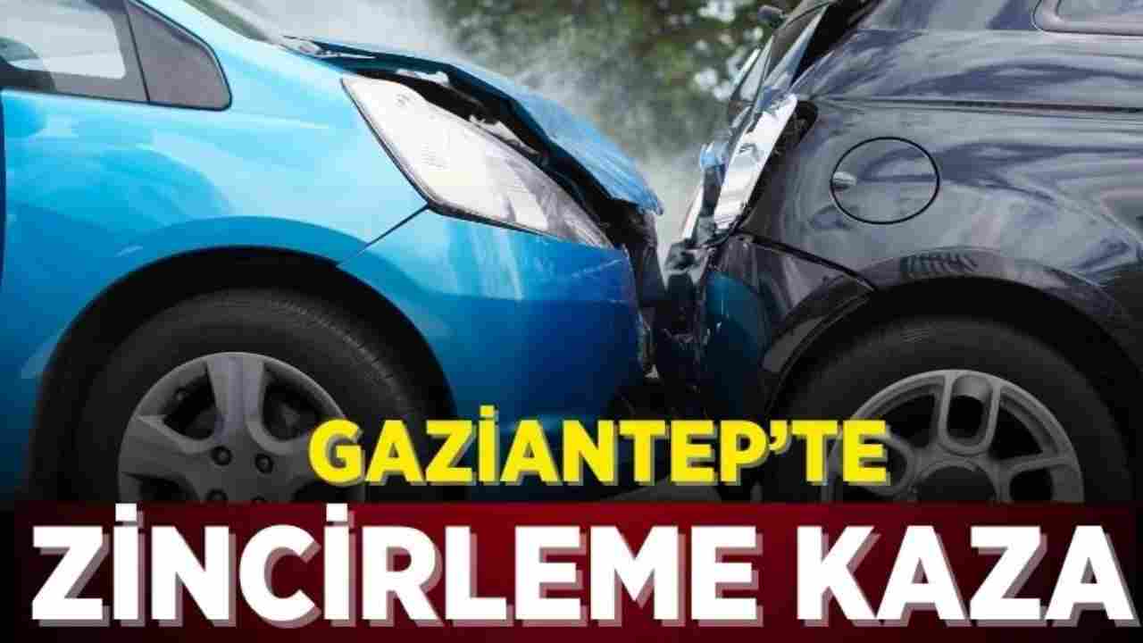 Gaziantep Savaş Alanına Döndü! 3 Araçlı Zincirleme Faciada 10 Yaralı