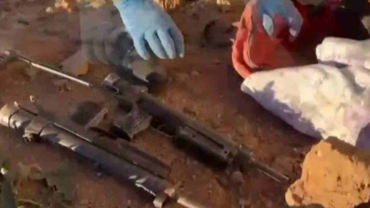 Gaziantep’te bağ evine operasyon: 6 silah ele geçirildi