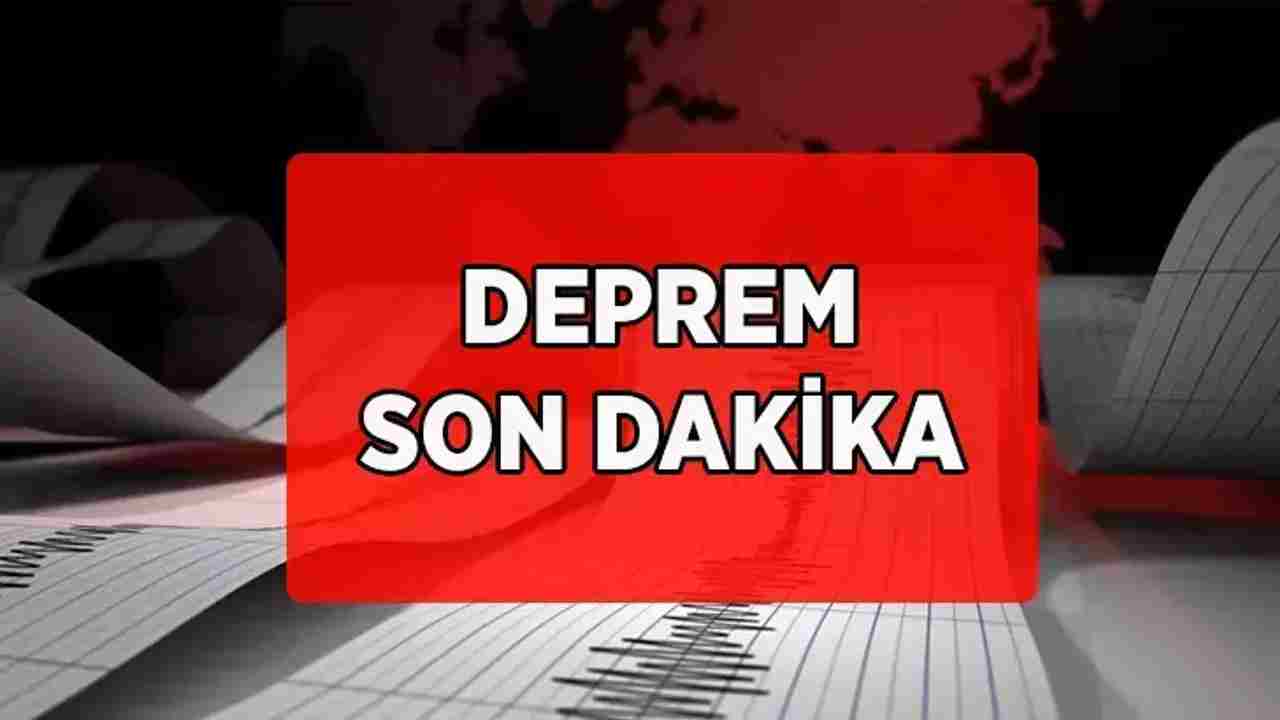 Deprem... Osmaniye'de 4.1 büyüklüğünde deprem