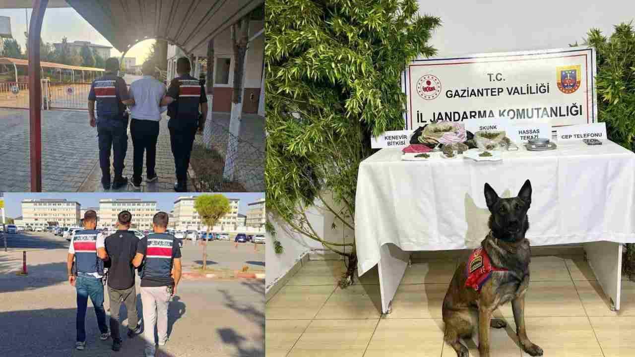 Gaziantep’te uyuşturucu operasyonu: 2 şüpheli tutuklandı