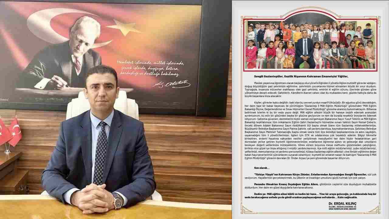 Gaziantep Eğitim Camiası Erdal Kılnç'ı Konuşuyor! Hüzünlü Veda