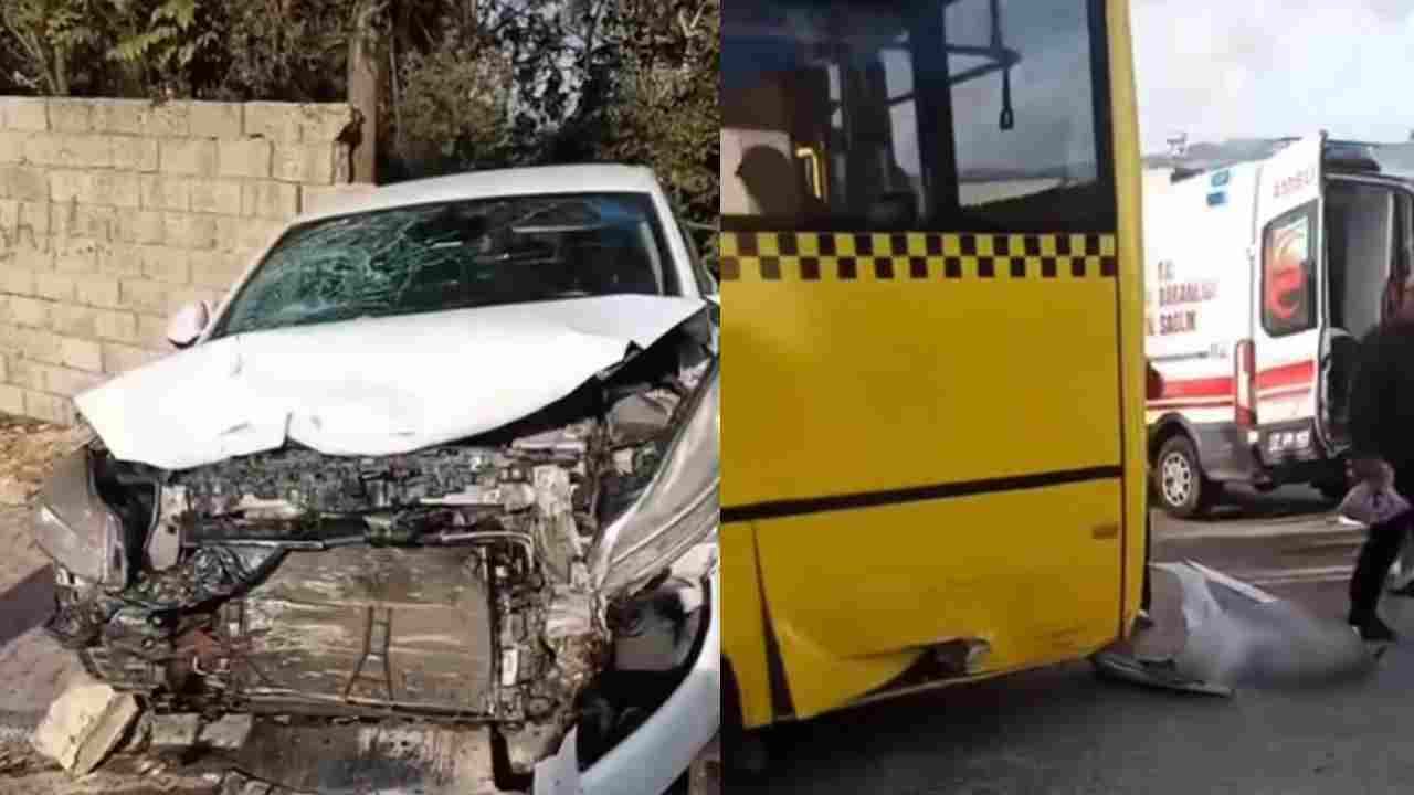 Şahinbey’de Halk Otobüsüyle Otomobil Çarpıştı: Yaralılar Var