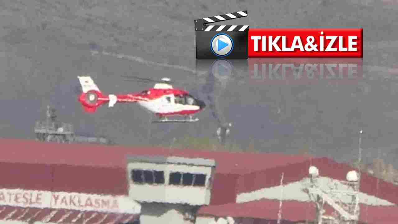 Van’dan Gaziantep’e helikopter ambulansla hasta nakli