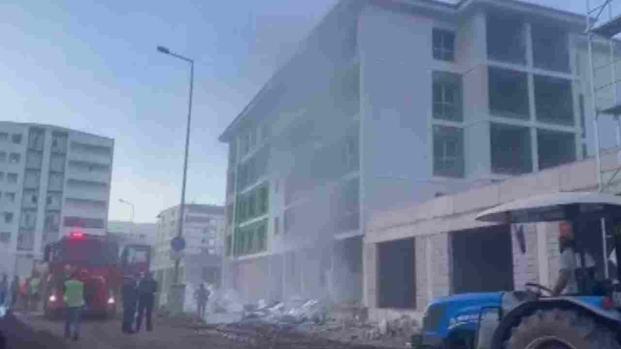 Gaziantep'te deprem konutunda yangın