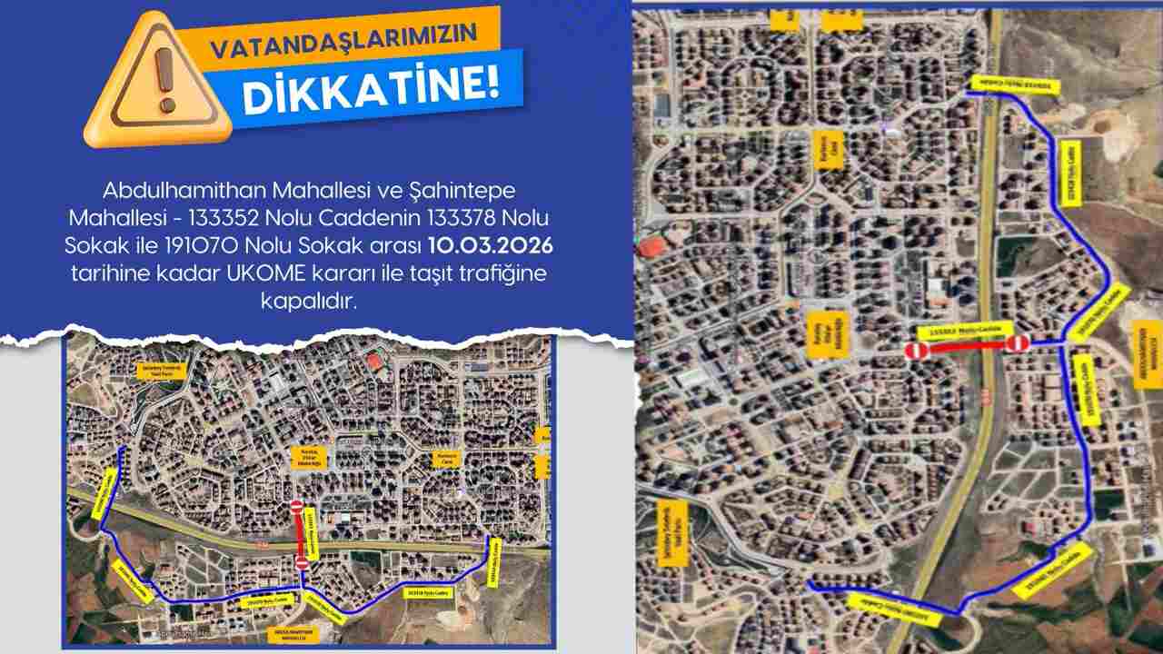 Gaziantep’te Şok Karar! Kritik Cadde 2026’ya Kadar Kapalı Olacak