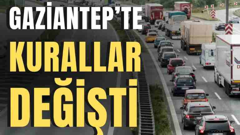 Gaziantep’te trafikte yeni bir dönem resmen başladı.