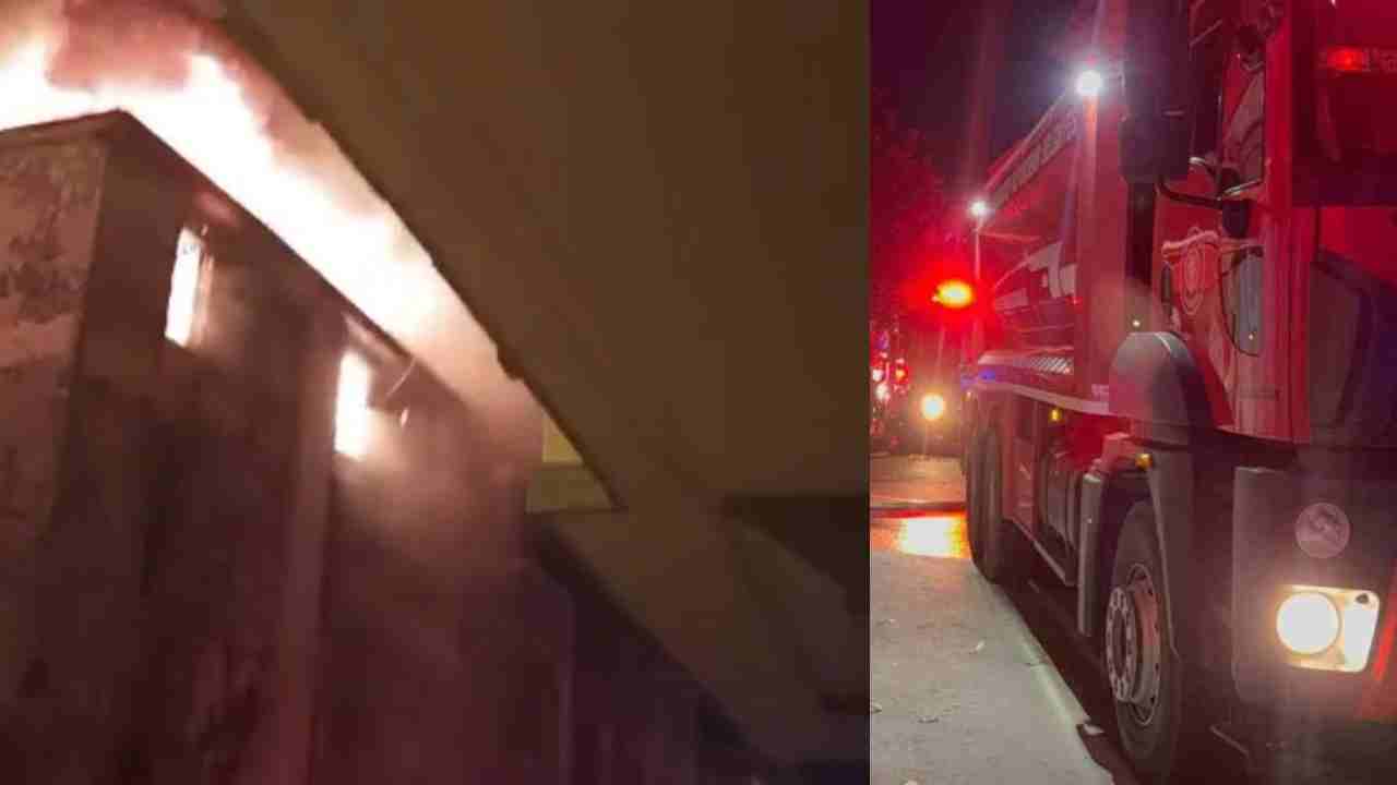 Gaziantep’te 4 katlı bina alevlere teslim oldu! Yangın sonrası bina kullanılamaz hale geldi.