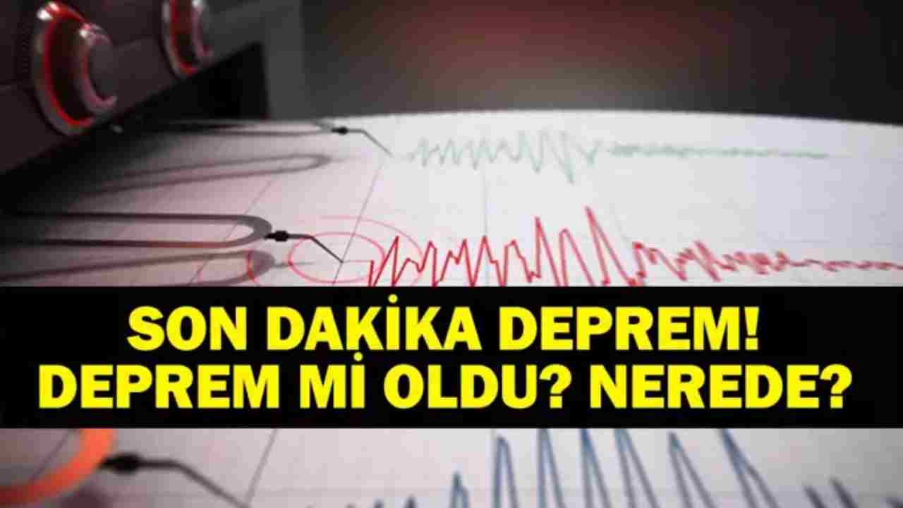 Son Dakika Deprem: Balıkesir Sındırgı 4,5’le Sarsıldı!