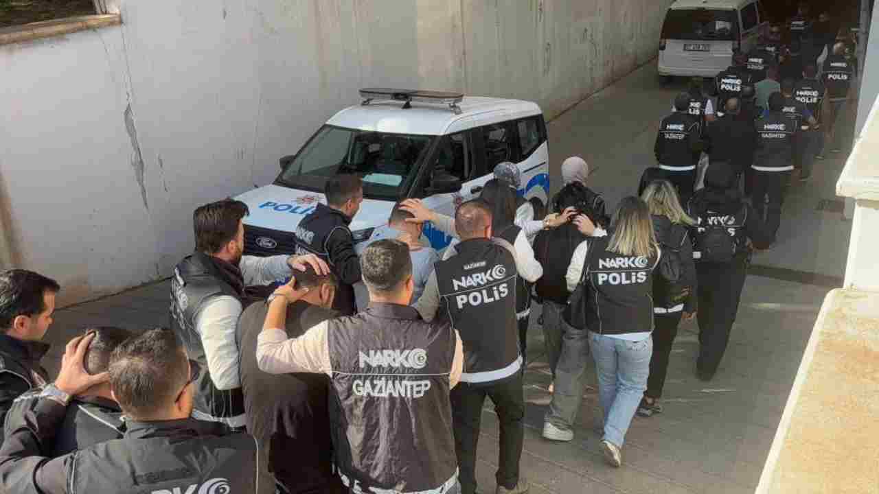 Gaziantep’te Dev Uyuşturucu Çetesi Çökertildi! Tutuklu sayısı 23’e çıktı