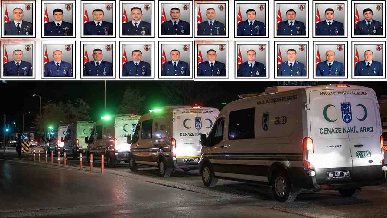 Gürcistan’da şehit olan 20 askerin naaşlarının adli tıptaki işlemleri tamamlandı