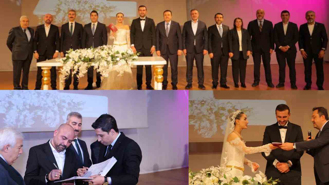 Gaziantep’te Ünlü İsimler Bu Nikahta Buluştu...