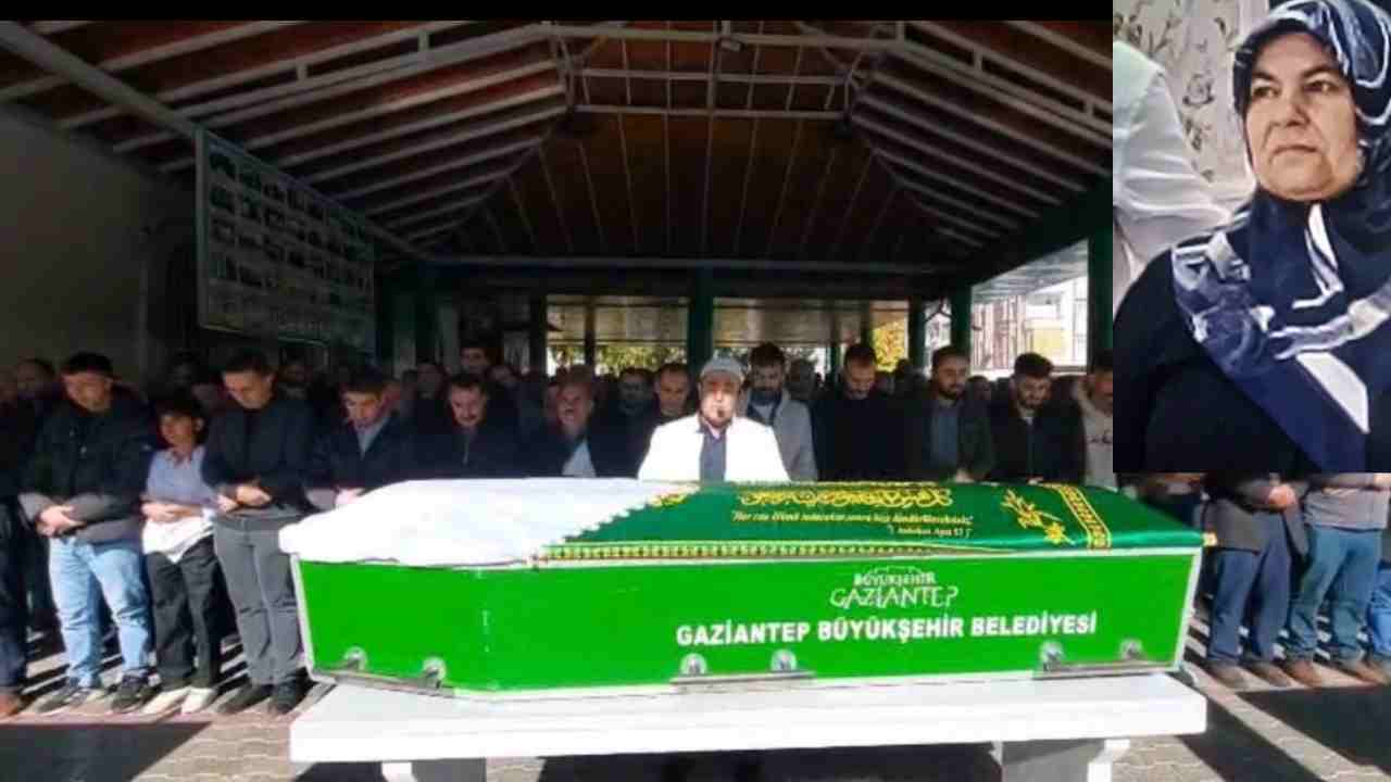 Devrilen otomobilde hayatını kaybeden kadın, Gaziantep'te defnedildi