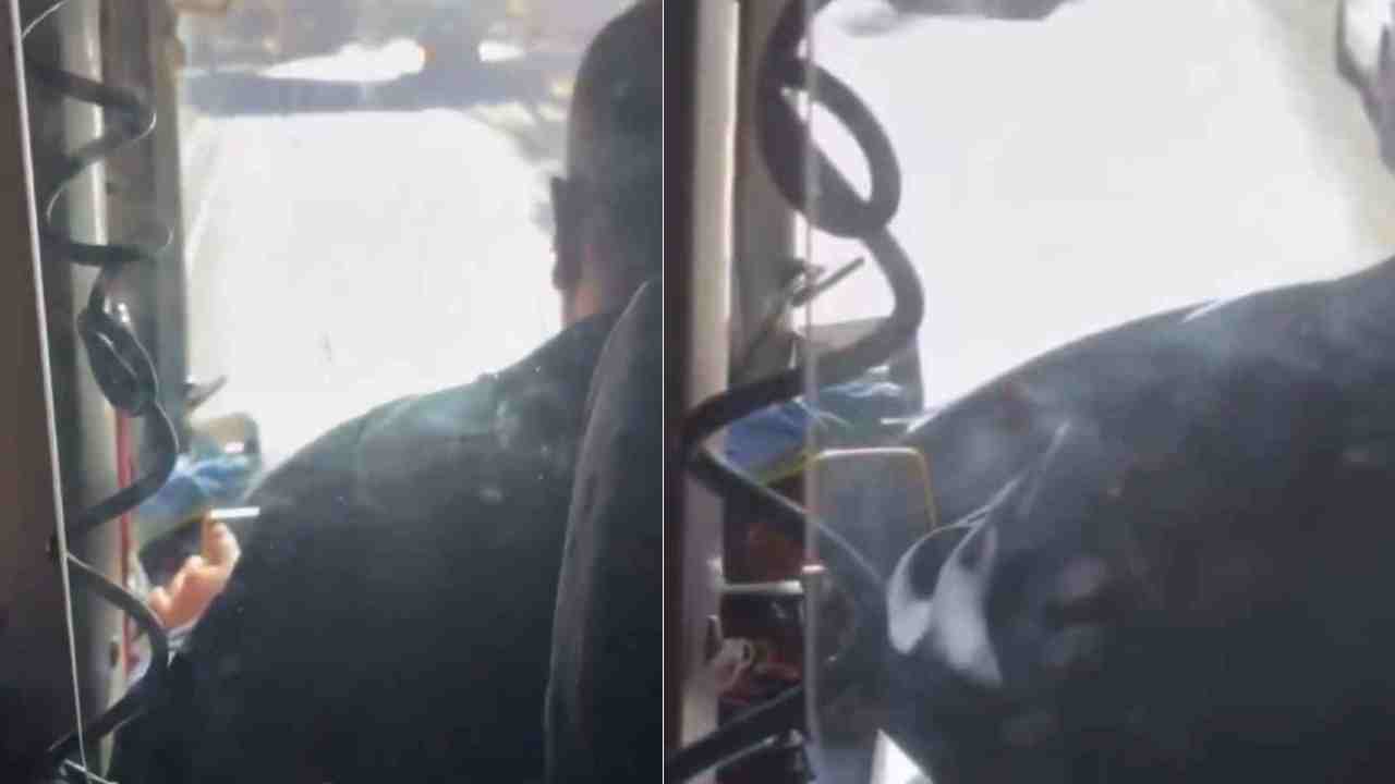 Gaziantep’te Otobüste Skandal Görüntü! Bakın Şoför Ne Yapıyor?