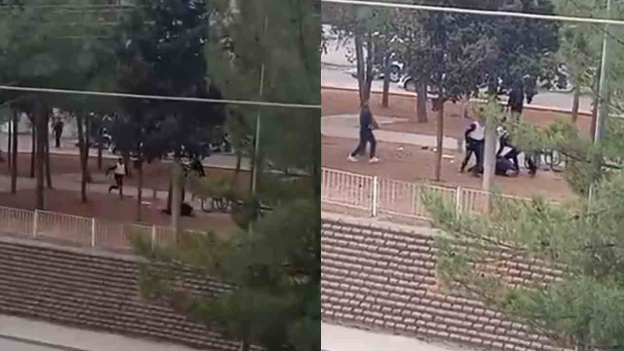 Gaziantep’te karısını öldüren zanlının vurularak yakalanma anı kamerada