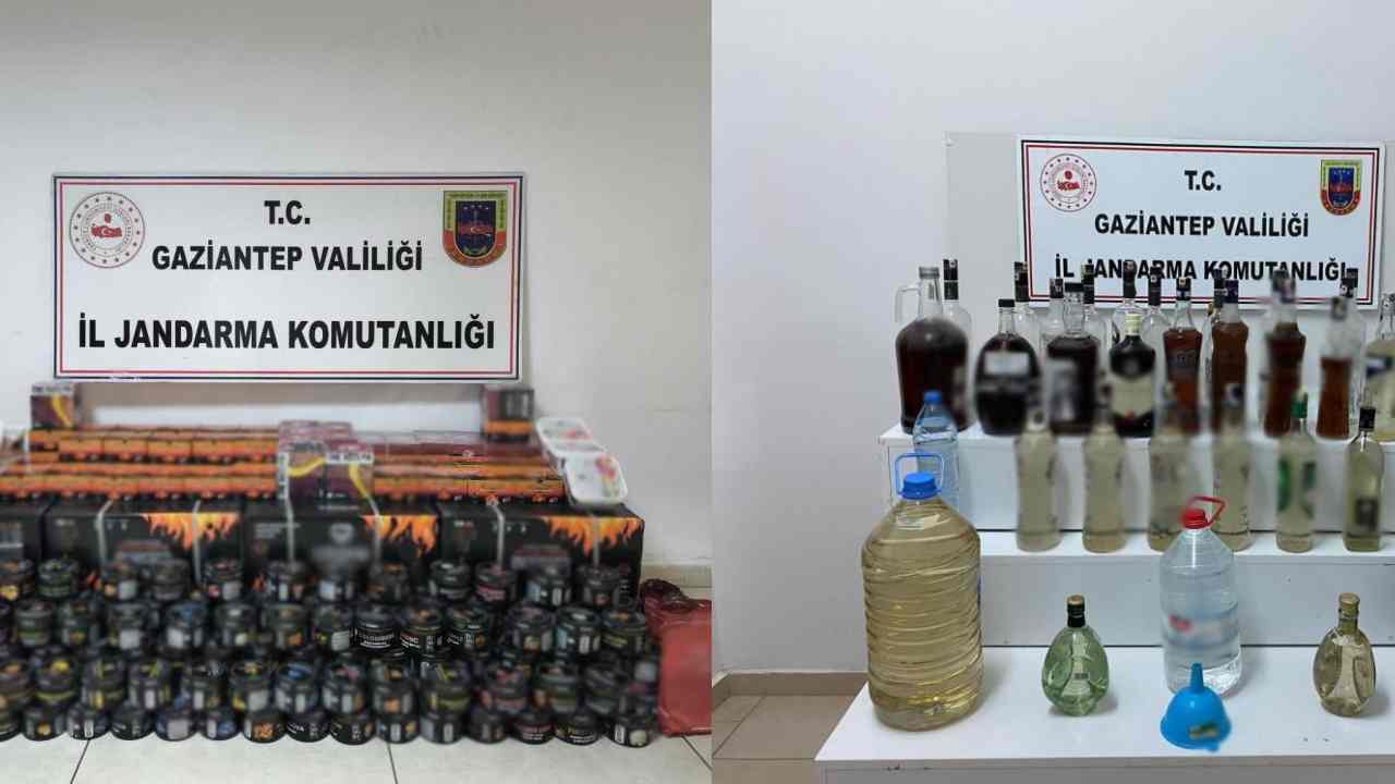 Gaziantep’te 1 milyonluk kaçak ürün ele geçirildi: 9 gözaltı