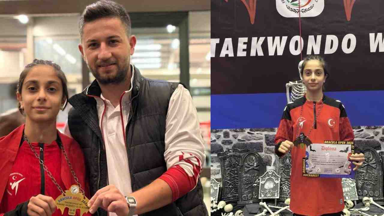 Şahinbey Belediyespor’un Altın Kızı Bükreş’te tarih yazdı