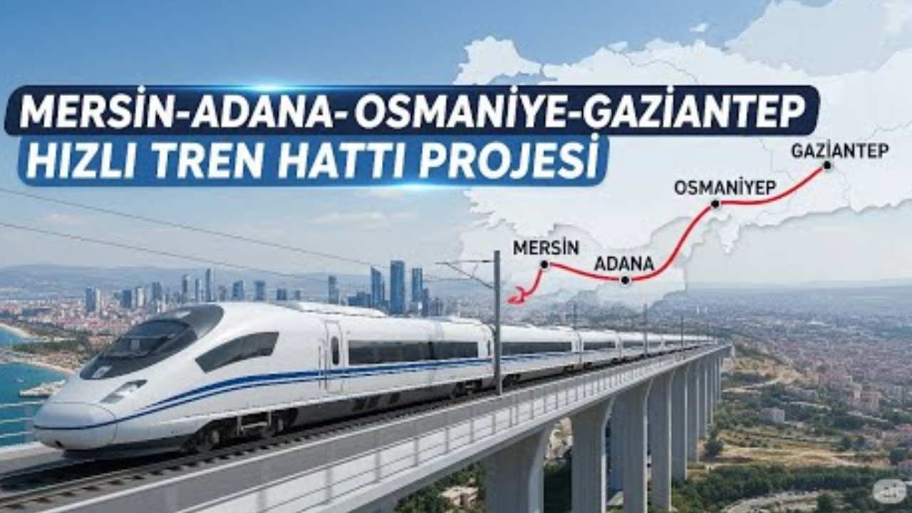 Gaziantep'te Ulaşımda Tarihi Dönüm Noktası: Gaziantep-Mersin Arası 2 Saate İniyor!