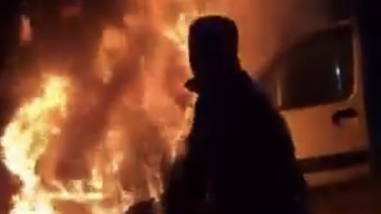 Gaziantep’te yangın! Gardiyan dört kişiyi ölümden nasıl kurtardı!