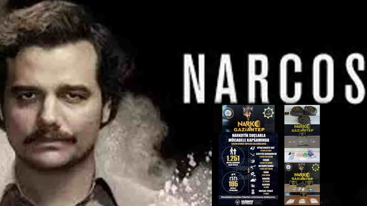 Gaziantep’te nefes kesen narkotik darbesi!