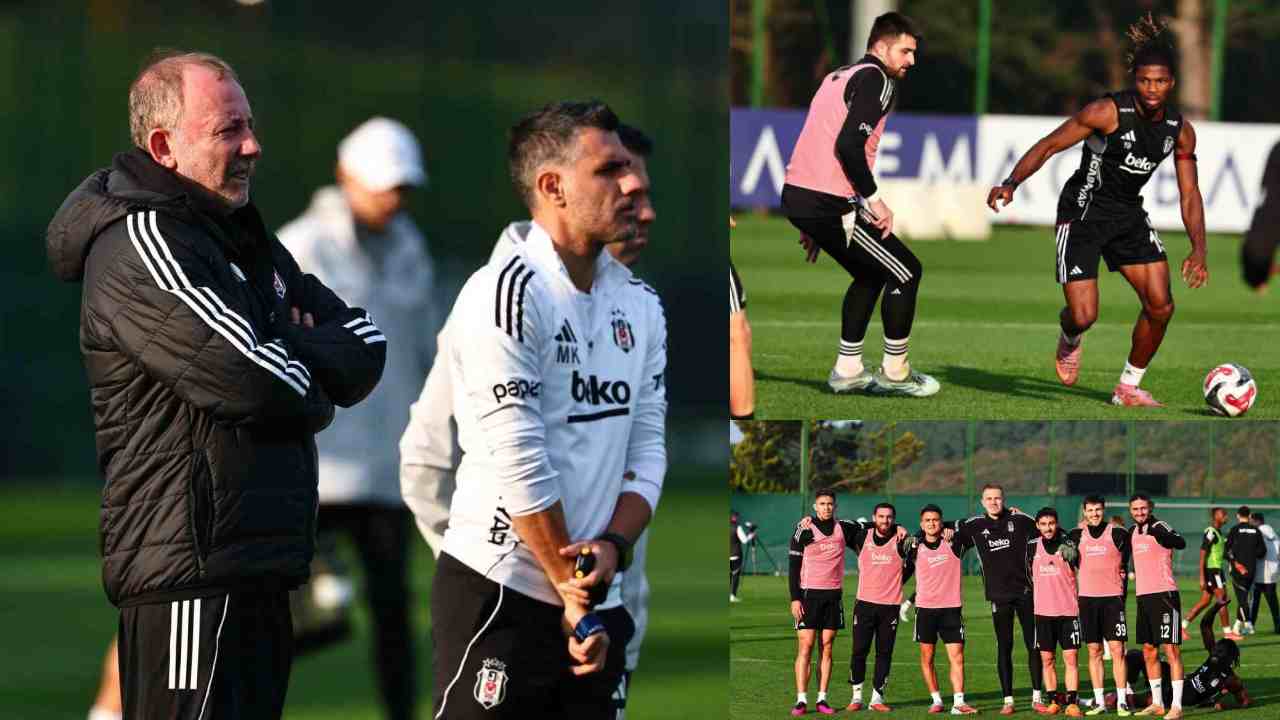 Beşiktaş’ta Gaziantep FK mesaisi başladı! Sergen Yalçın'dan Özel Taktikler