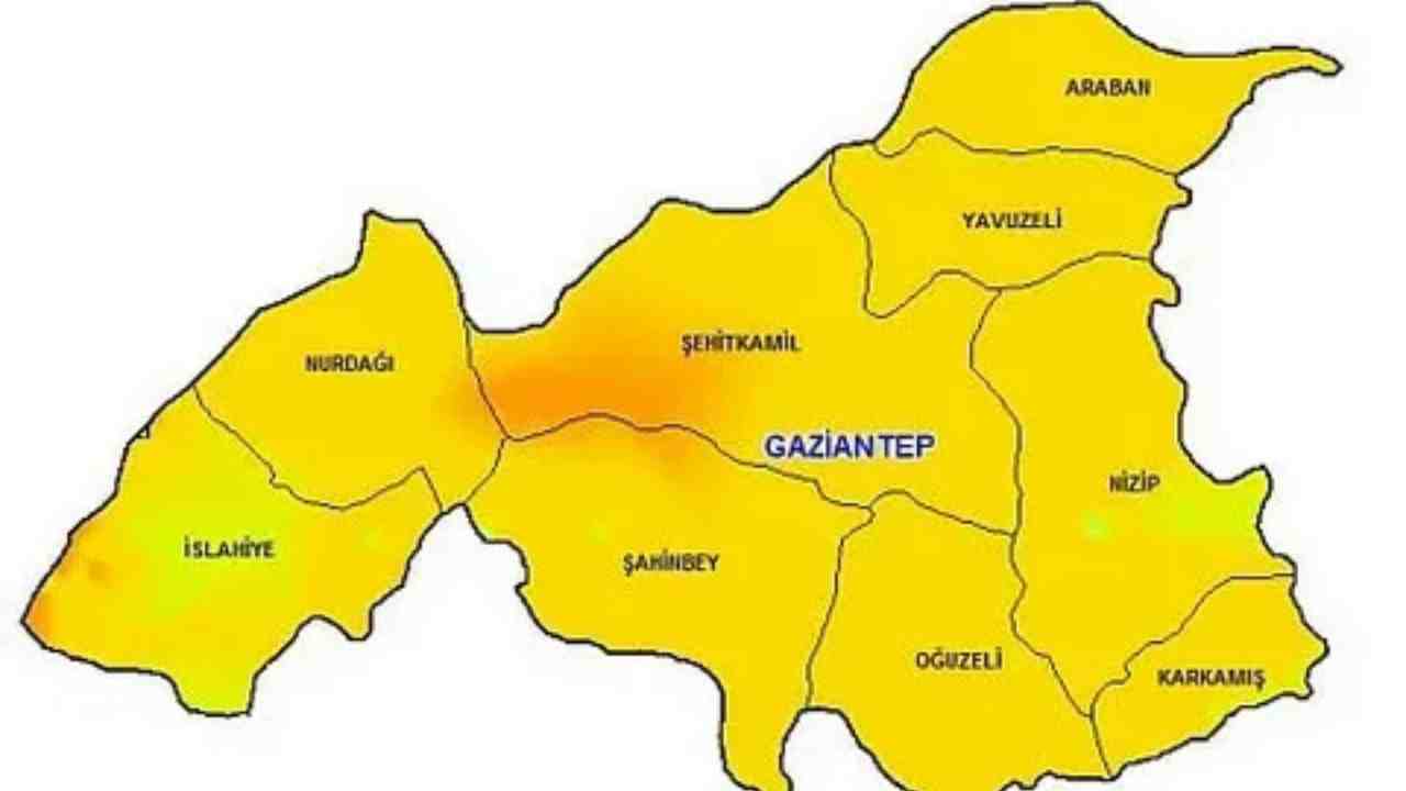 Gaziantep'ten 2 ilçe, il olmaya aday ilçeler listesinde!