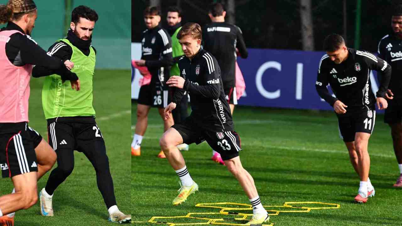 Beşiktaş’ta Rafa Silva, takımla birlikte çalıştı