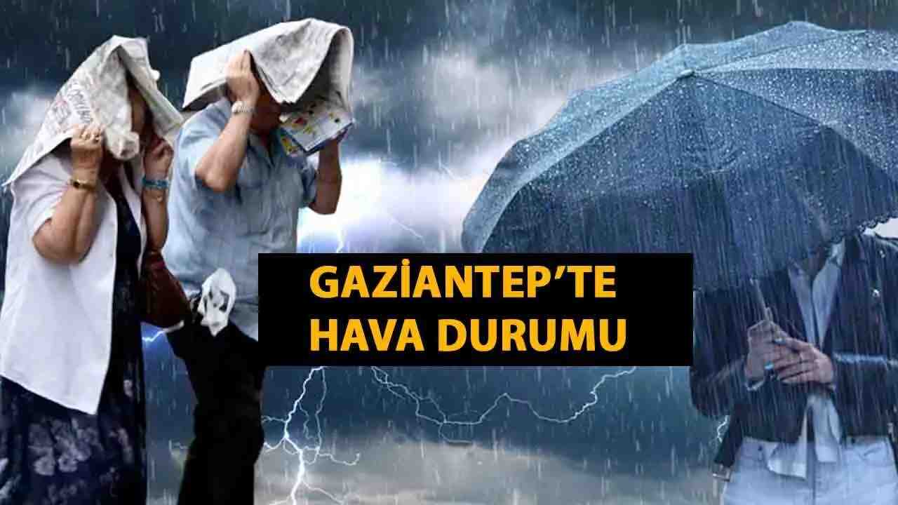 Gaziantep’e Sağanak Alarmı! Meteoroloji 6 Aralık İçin Saat Saat Uyardı