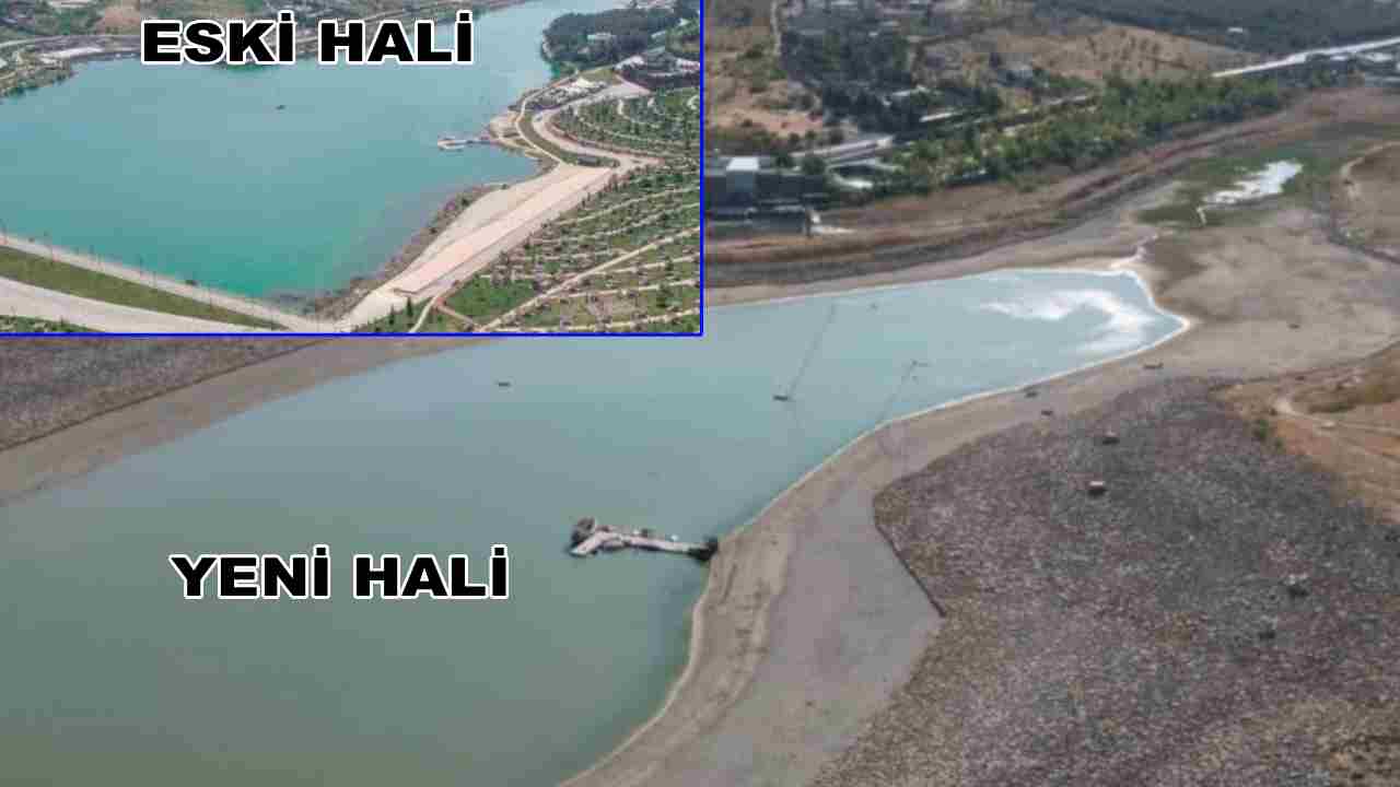 Gaziantep’te Alleben Göleti Kuruyor! Gölette Çatlak Mı Var?