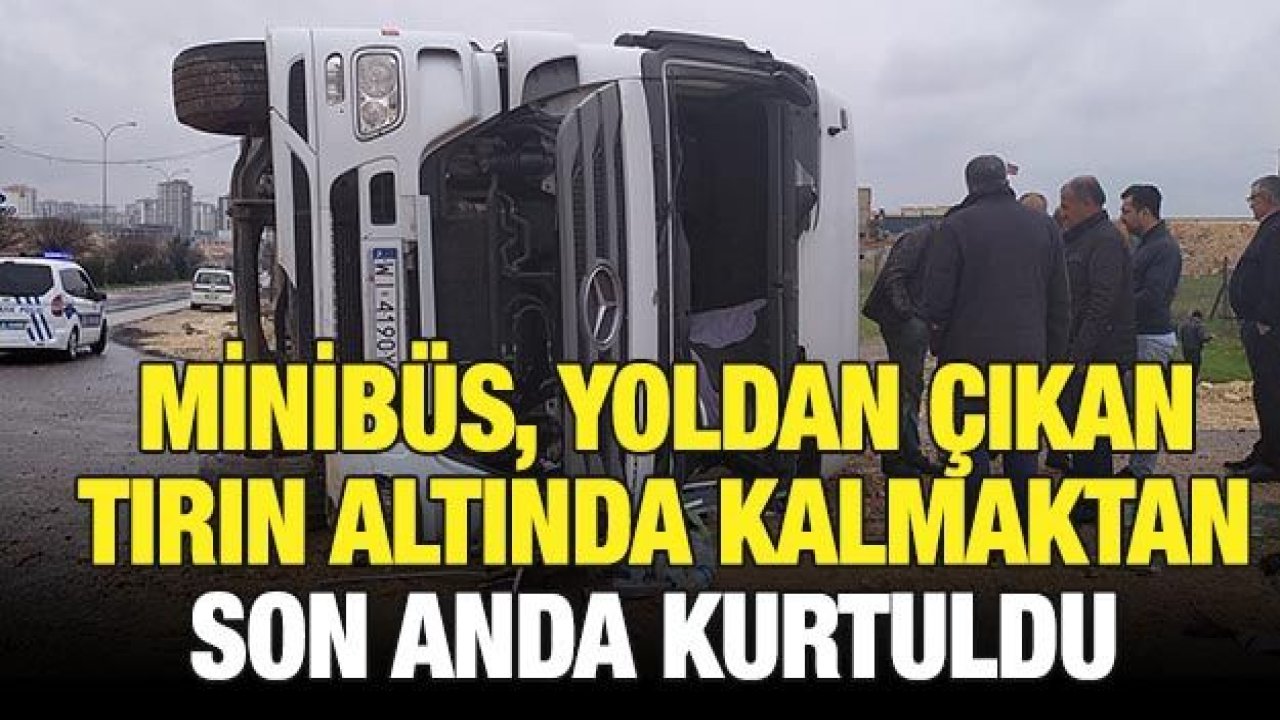 Gaziantep'te faciayı kıl payı