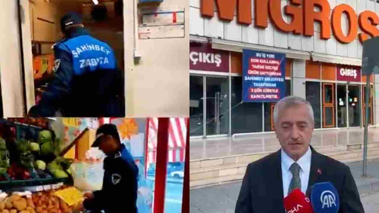 Gaziantep’te Marketlere Şok Baskın! Migros Dahil Şubeler Mühürlendi
