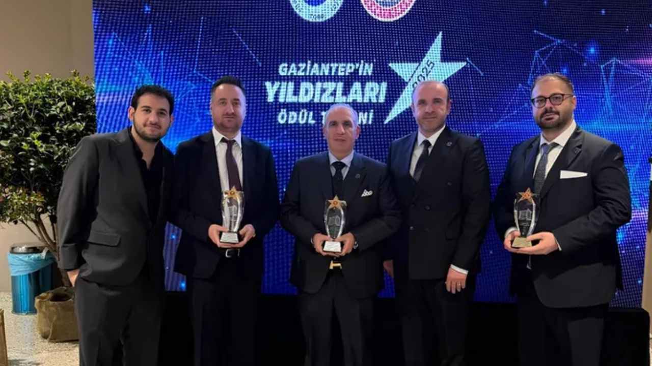 Beşler Group, Gaziantep’in Yıldızları Ödül Töreni’nde Zirveye Taşındı