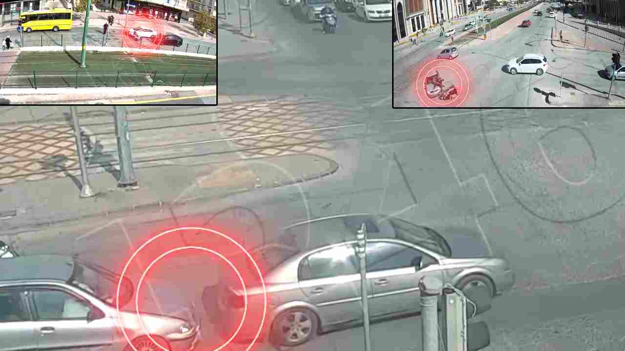 Gaziantep’te Sürücü Hataları Kamerada: Kaza Görüntüleri Yayınlandı