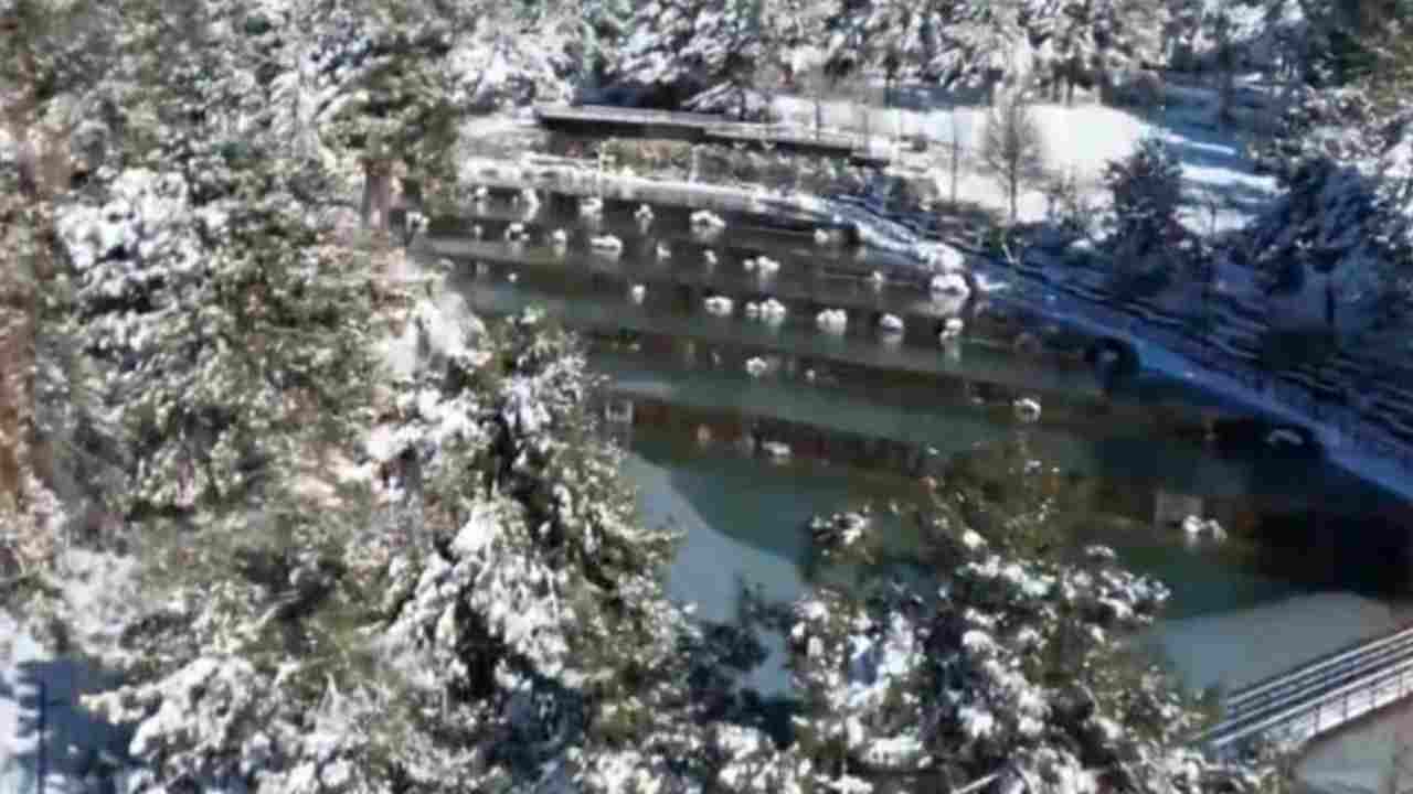 Kar yağışı sonrası Gaziantep’te kartpostallık görüntüler