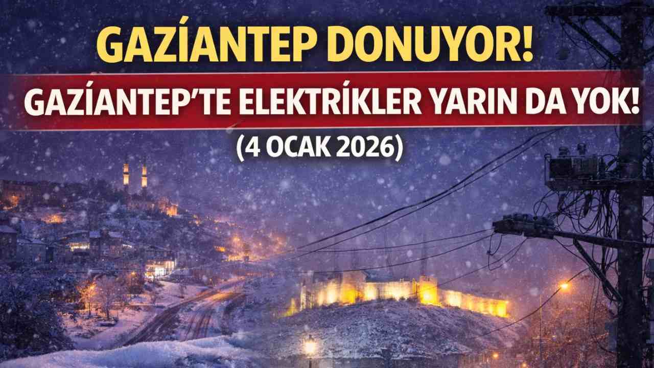Gaziantep Donuyor! Gaziantep'te Elektrikler Yarında Yok