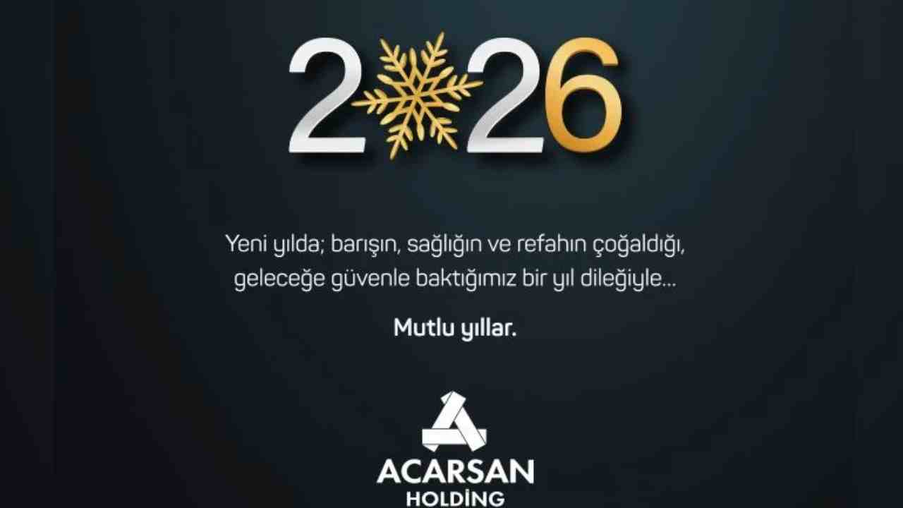 Acarsan Holding'ten Yeni Yıl Mesajı