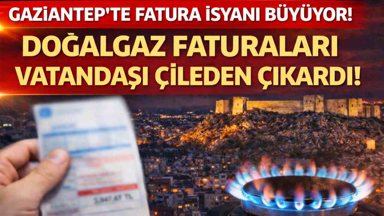 Gaziantep’te Doğalgaz Faturası Gerginliği Tırmanıyor