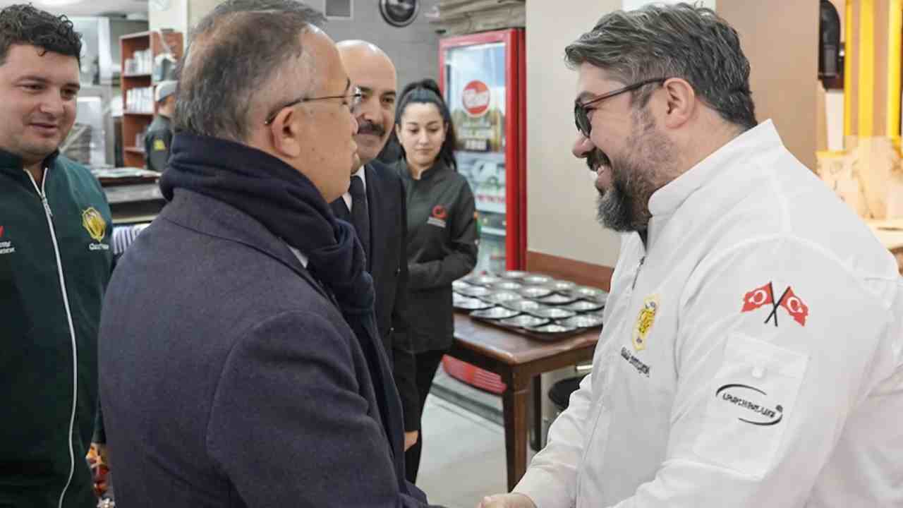 Gaziantep Valisi Çeber’den Kasap Halil Usta’ya Ziyaret