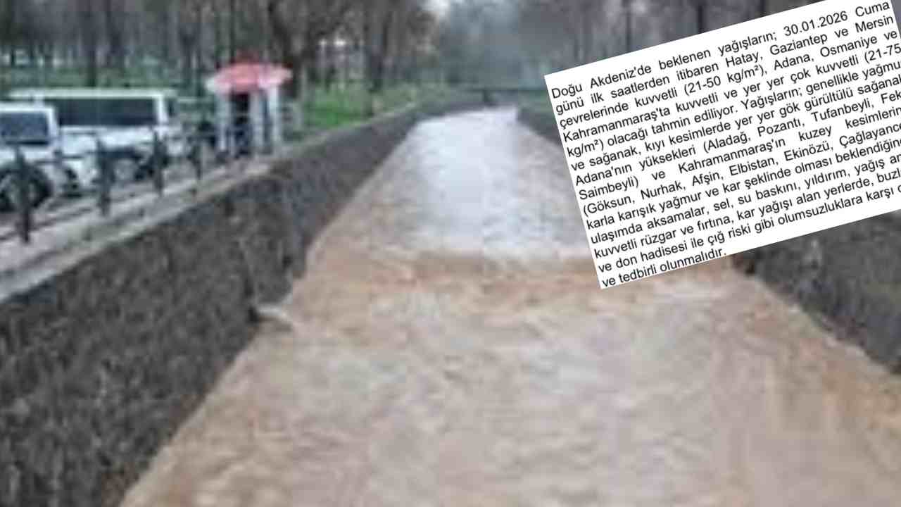 Gaziantep Valiliği Uyardı! Gök Delinmişçesine Yağmur Yağacak