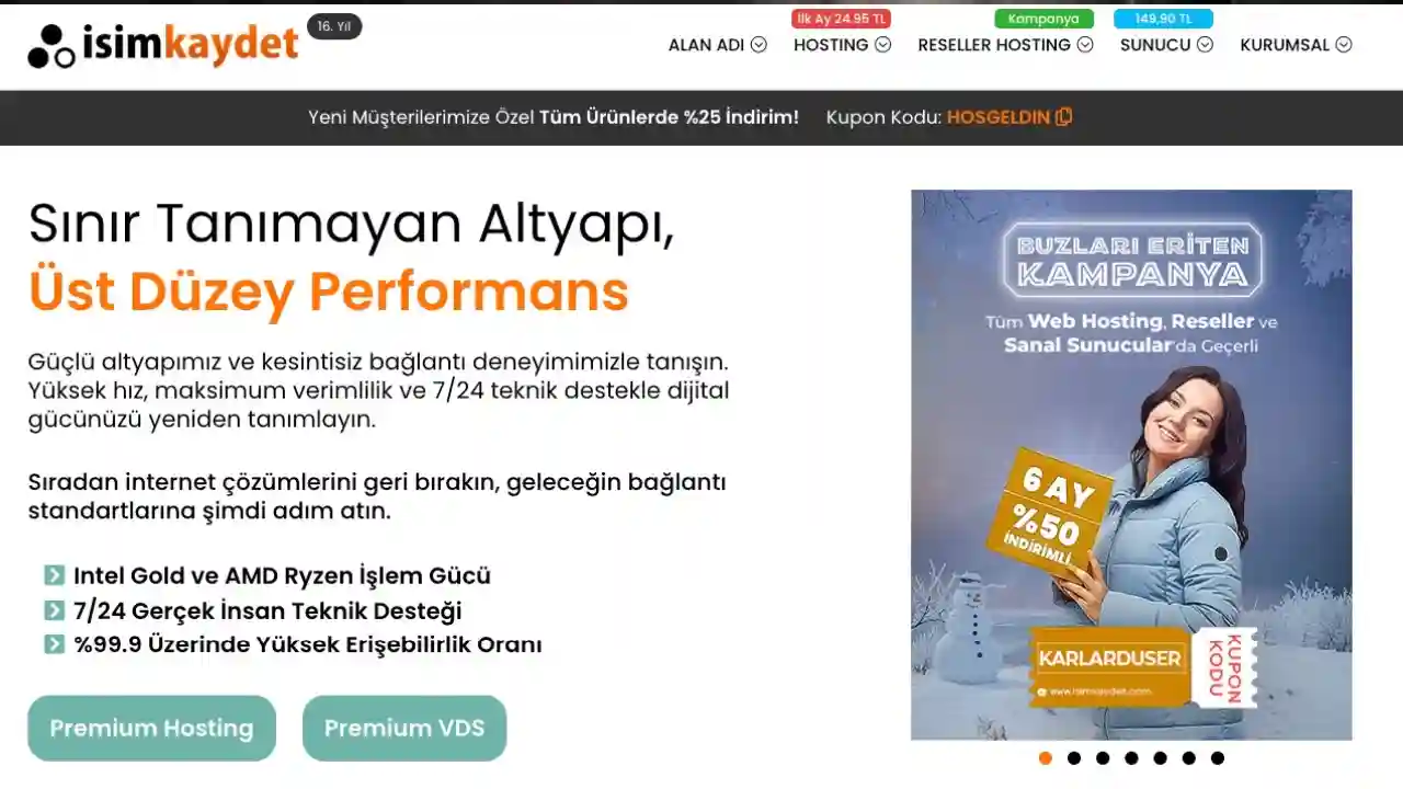 Kurumsal Altyapı Arayanlar İçin Fiziksel Sunucu Seçeneği: İsim Kaydet